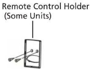 Remote Control Holder (Some Units)