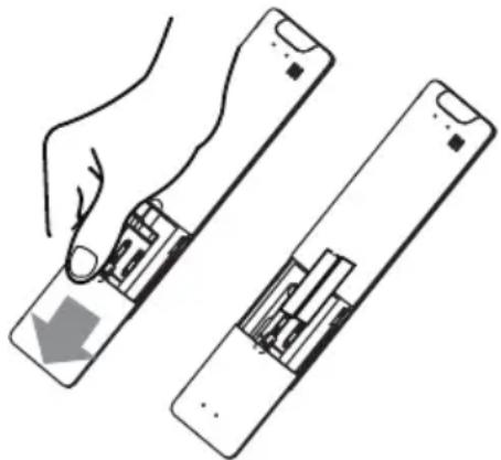 COMFEE CF-XTW09 OU - Inserting and Replacing Batteries - 1