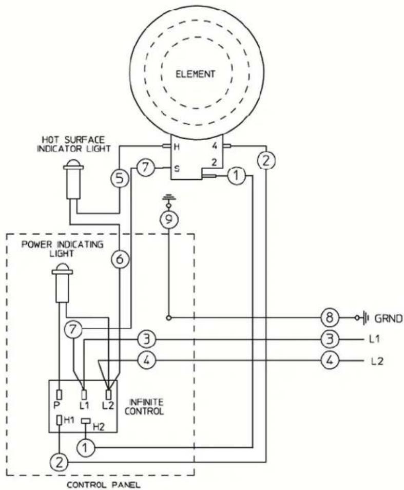Wells HC2256 - WIRING DIAGRAM - 1