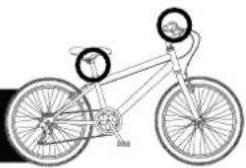 Pazzaz Vivacity 24 inch Wheel Size Kids Hybrid Bike - 5.- FITTING THE REFLECTORS & BELL - 1