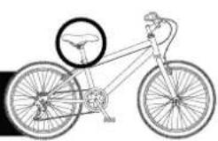 Pazzaz Vivacity 24 inch Wheel Size Kids Hybrid Bike - 2.- FITTING THE SADDLE - 1
