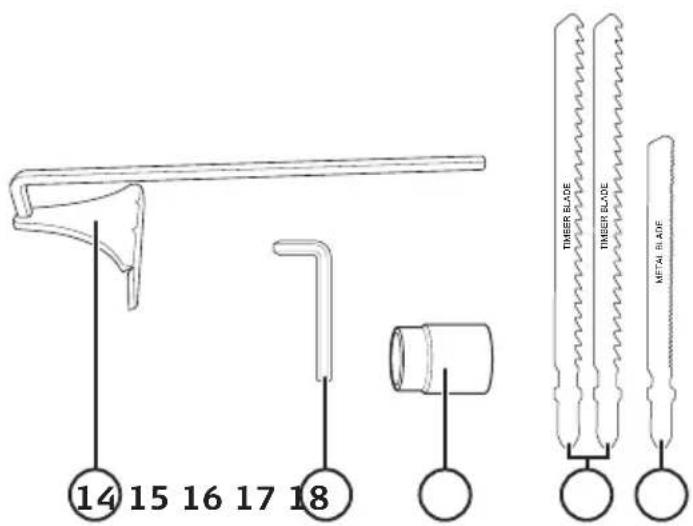14 15 16 17 18 TIMEER BLADE TIMEER BLADE METAL BLADE