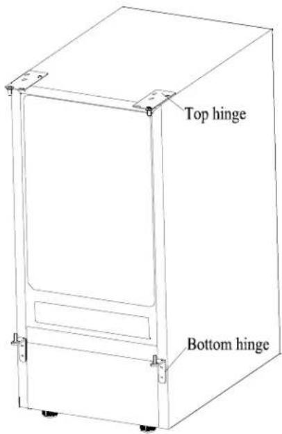 Top hinge Bottom hinge