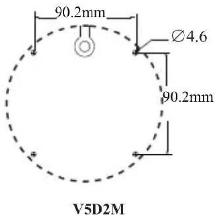 90.2mm Ø4.6 90.2mm V5D2M