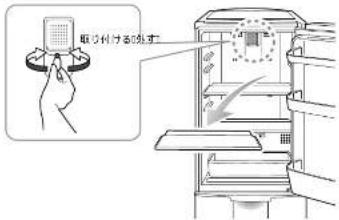 HAIER JR-NF140C - 庫内灯の交換□庫内灯の交換□ - 1