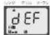 HAIER JM-V16E - を押して「dEF」または「HdF」を選ぶ - 1