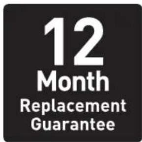 12 Month Replacement Guarantee