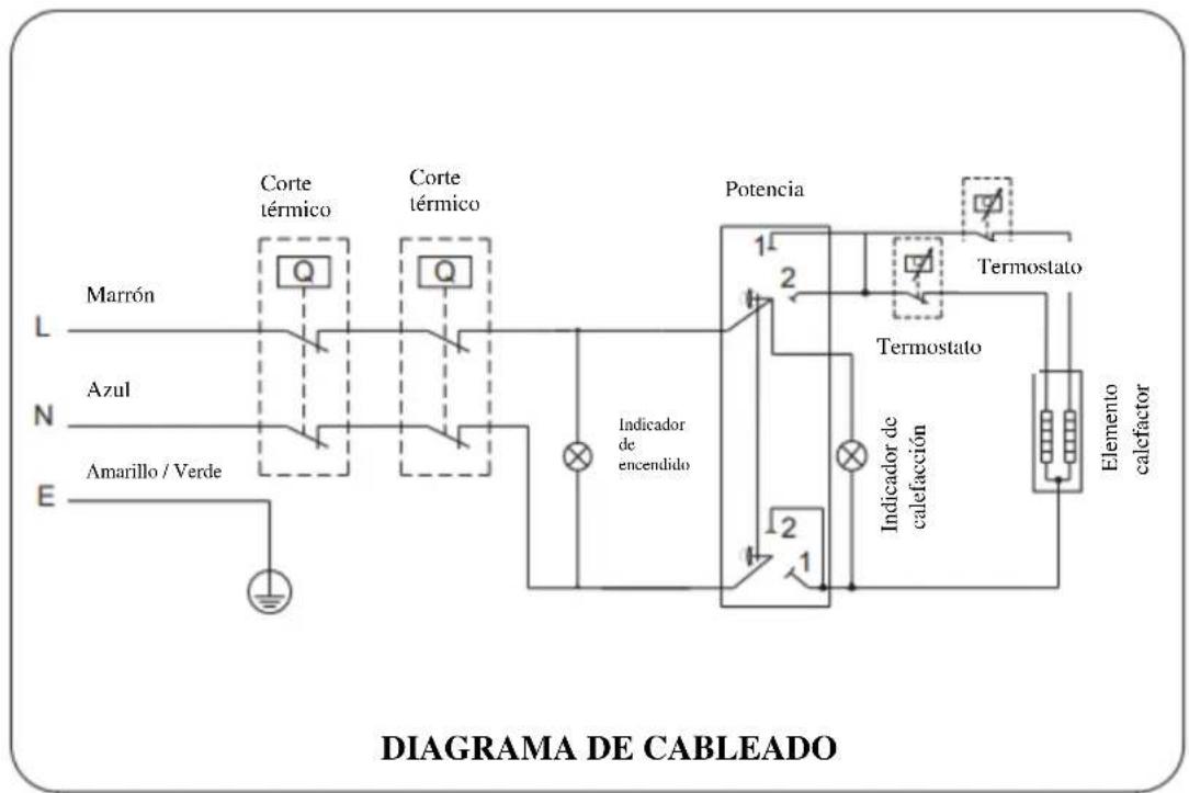 Jocel JT47L400192 - DIAGRAMA DE CABLEADO INTERNO - 1