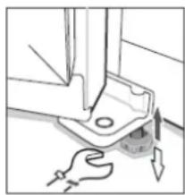 Jocel JSBS014634 - ADJUSTABLE PLASTIC FEET - 1
