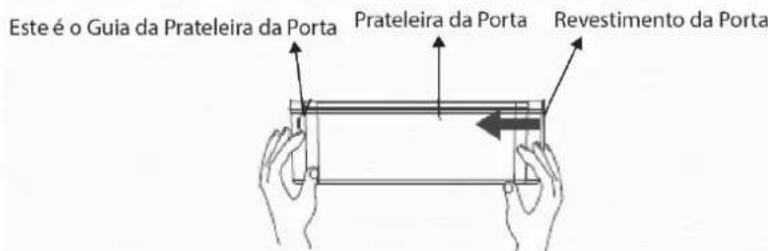 Este é o Guia da Prateleira da Porta Prateleira da Porta Revestimento da Porta