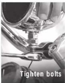 Tighten bolts
