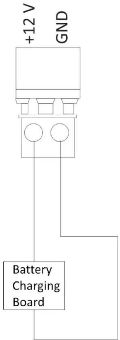 +12 V GND Battery Charging Board