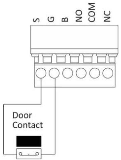 S G B NO COM NC Door Contact