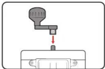 Ozito OPT-2033 - Installing The Depth Adjustment Handle - 1