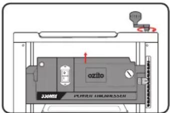 ozito 330MMΩ POWER THICKRESSER
