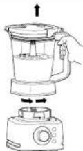 NINJA Foodi CB402ANZ - USING THE POWER BLENDER &amp; PROCESSOR PITCHER WITH FLAT LID &amp; DOUGH BLADE ASSEMBLY - 6