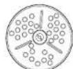 NINJA Foodi CB402ANZ - REVERSIBLE SLICING/ SHREDDING DISC - 1