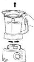 NINJA Foodi CB402ANZ - USING THE POWER BLENDER &amp; PROCESSOR PITCHER WITH FLAT LID &amp; STACKED BLADE ASSEMBLY - 5