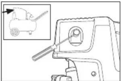 Full Boar FBT-5100U - Fitting the air filter - 1