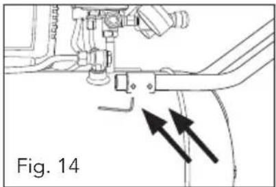 Full Boar FBT-5100U - Fitting the transport handle - 4