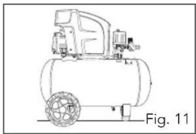 Full Boar FBT-5100U - Fitting the transport handle - 1