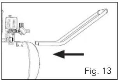 Full Boar FBT-5100U - Fitting the transport handle - 3