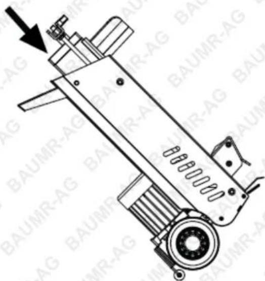 Baumr-AG HPS3800E - Replacing the Hydraulic Oil - 2