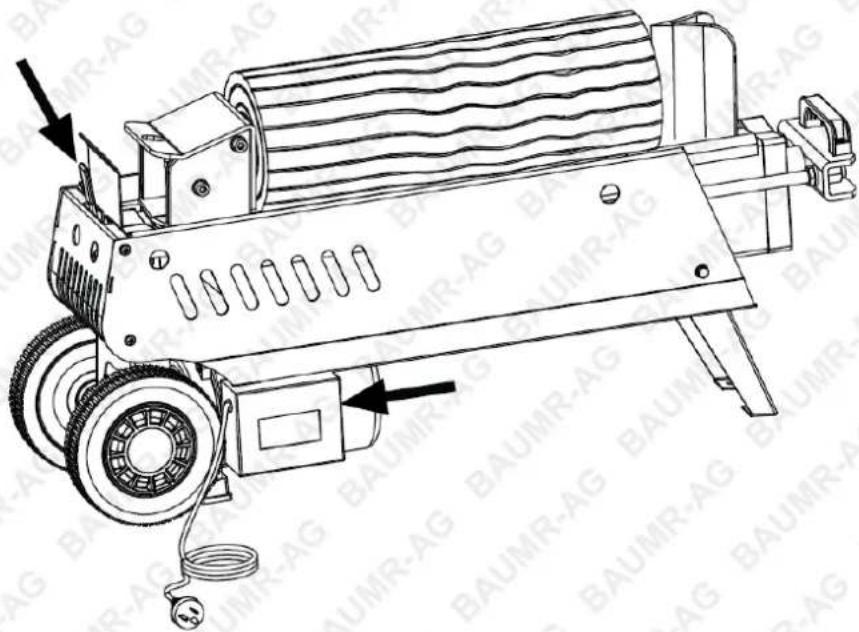 Baumr-AG HPS3800E - Log Splitter Operation - 1