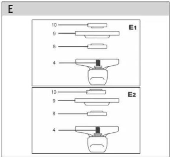 E 10 9 8 4 E1 10 9 8 4 E2
