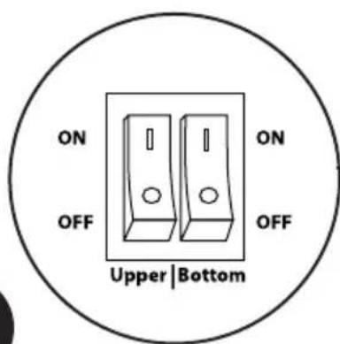ON OFF Upper | Bottom ON OFF
