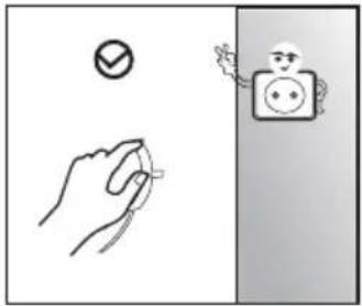 Diagram showing hand holding a checkmark and pointing at a cartoon character, with a hand holding a pen and a smiling face on the right.