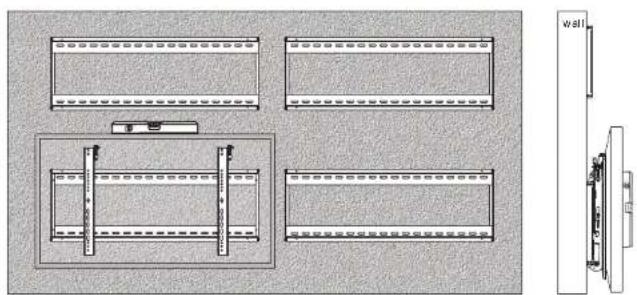 Allsee AS0346VF - For Video Wall Installation (Mounting space as shown below) - 10