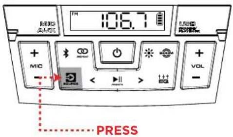 R10G AM/2C FM 106.7 LPG VOL + - MIC + - SOLICE + - PRESS
