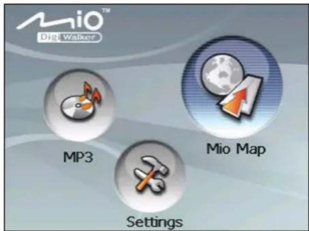 MiO™ Dig Walker MP3 Mio Map Settings