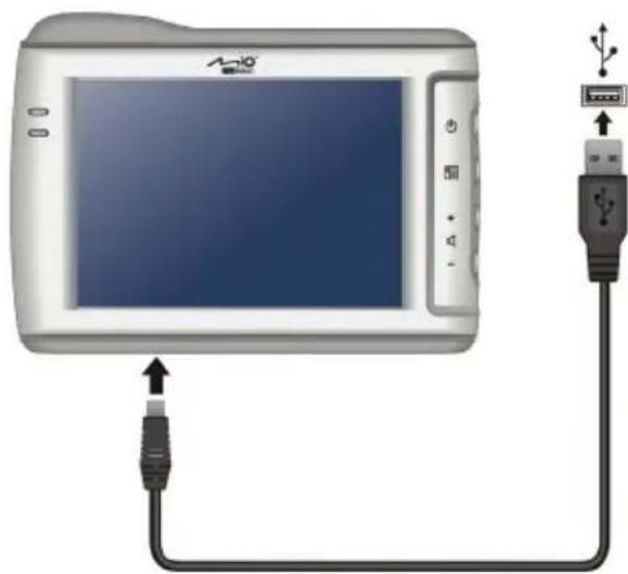 MIO C310 - Copying MP3 Files to Your Device - 1