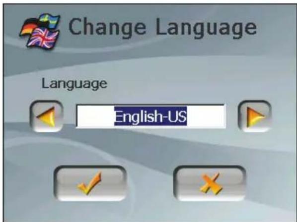 Change Language Language English-US