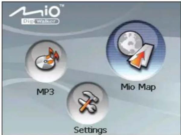 MiO™ Digi Walker MP3 Mio Map Settings