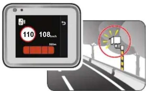 110 108km/h 500m