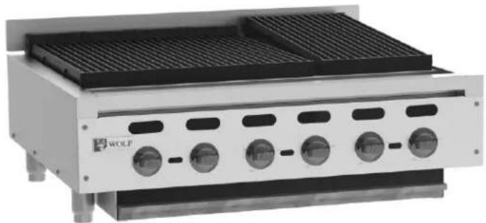 WOLF ACB25 - INSTALLATION & OPERATION MANUAL GAS CHARBROILERS - 2