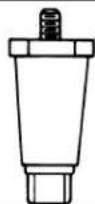 Fetco CBS-2232 - 1) attach legs for 3 Liter/ 1 Gallon dispensing - 2