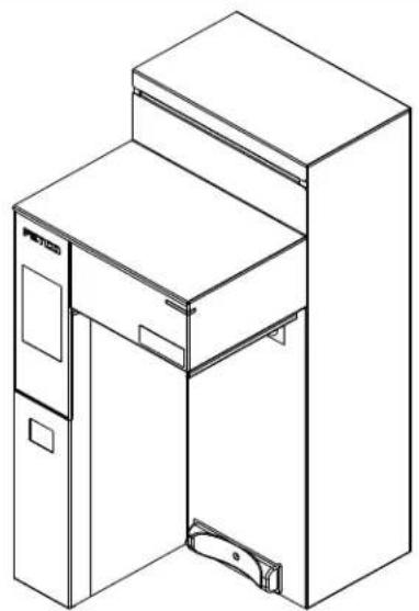 Fetco CBS-2232 - 2) Adjust dispenser locator for either 3 Liter / 1 Gallon dispensing - 1