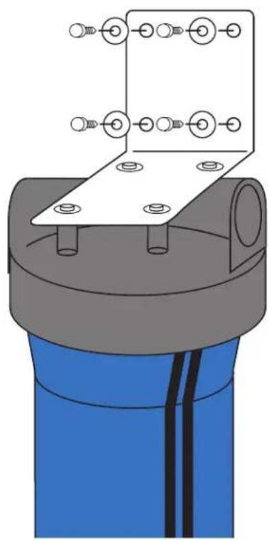 Aquasure AS-FS-25SCZ - STEP 3. Mounting the High Flow Water Filter - 1