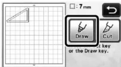 7 mm Draw Cut or the Draw key.