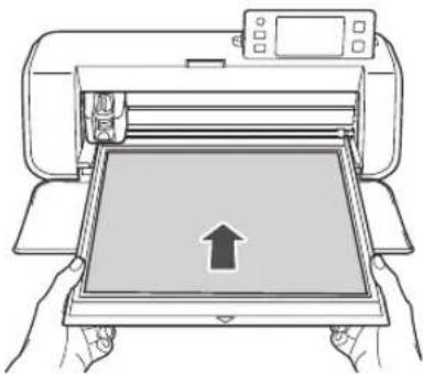 BROTHER ScanNCut CM110 - ■Loading the Material - 2