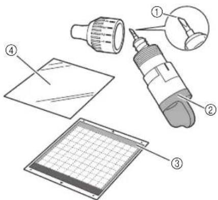 Exploded view diagram of a battery pack assembly with labeled parts including plug, screwdriver, and grid substrate