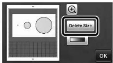 Delete Size OK