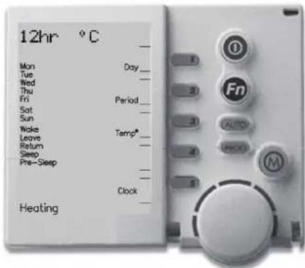 12hr °C Mon Day Tue Wed Thu Fri Period Sat Sun Wake Temp* Leave Raturn Sleep Pre-Sleep Heating Clock