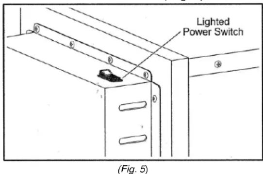 Lighted Power Switch (Fig. 5)
