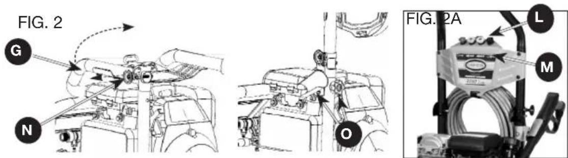 Simpson Megashot MS60920 - INSTRUCCIONES PARA ARMAR (FIG. 2-4) - 1