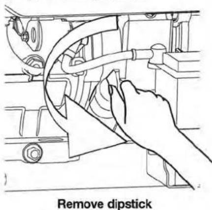 Remove dipstick